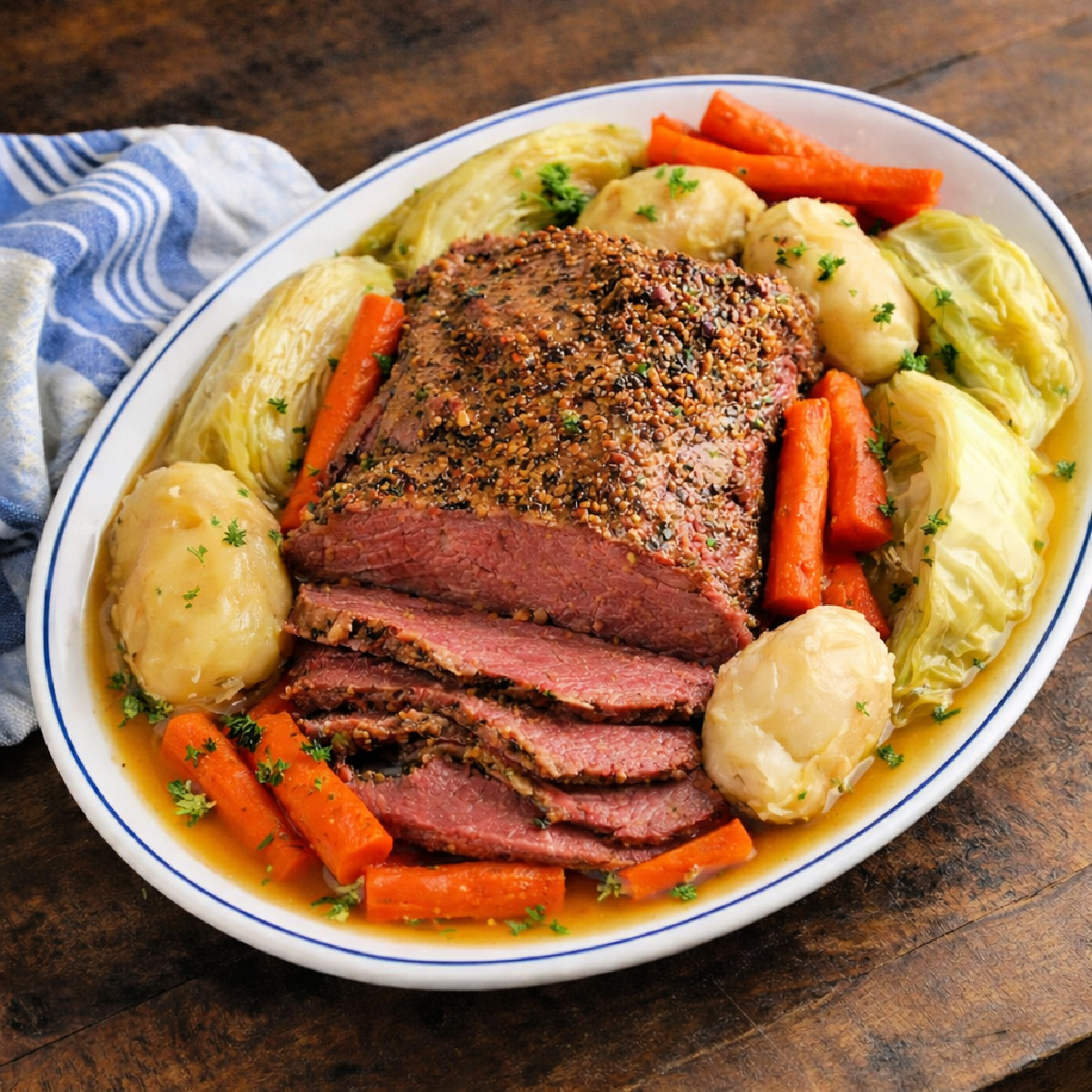 Corned Beef and Cabbage Dinner