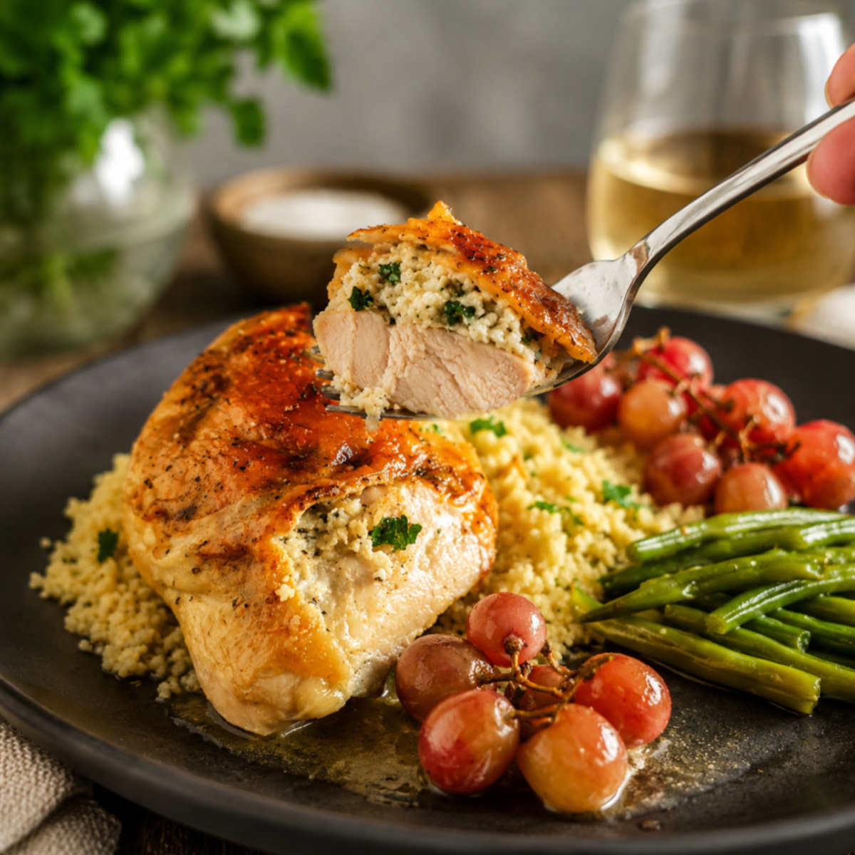 Feta and Herb Stuffed Chicken