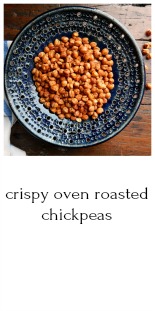 oven roasted chickpeas