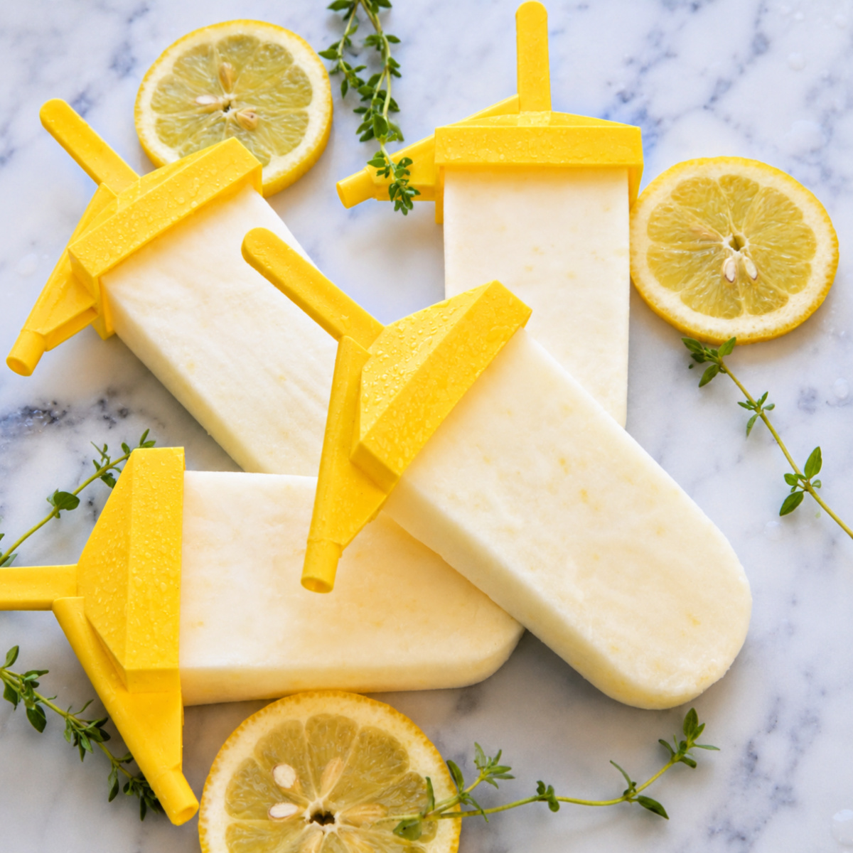Lemon Buttermilk Popsicles