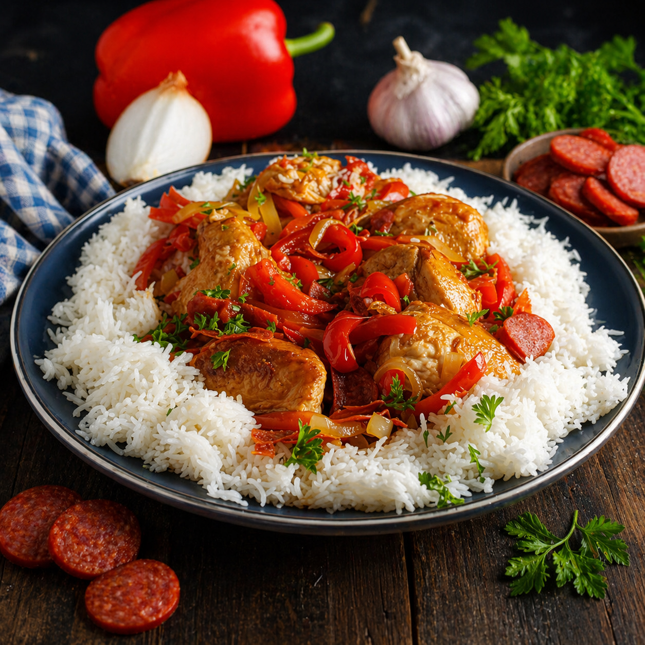 Poulet Basquaise Basque Chicken