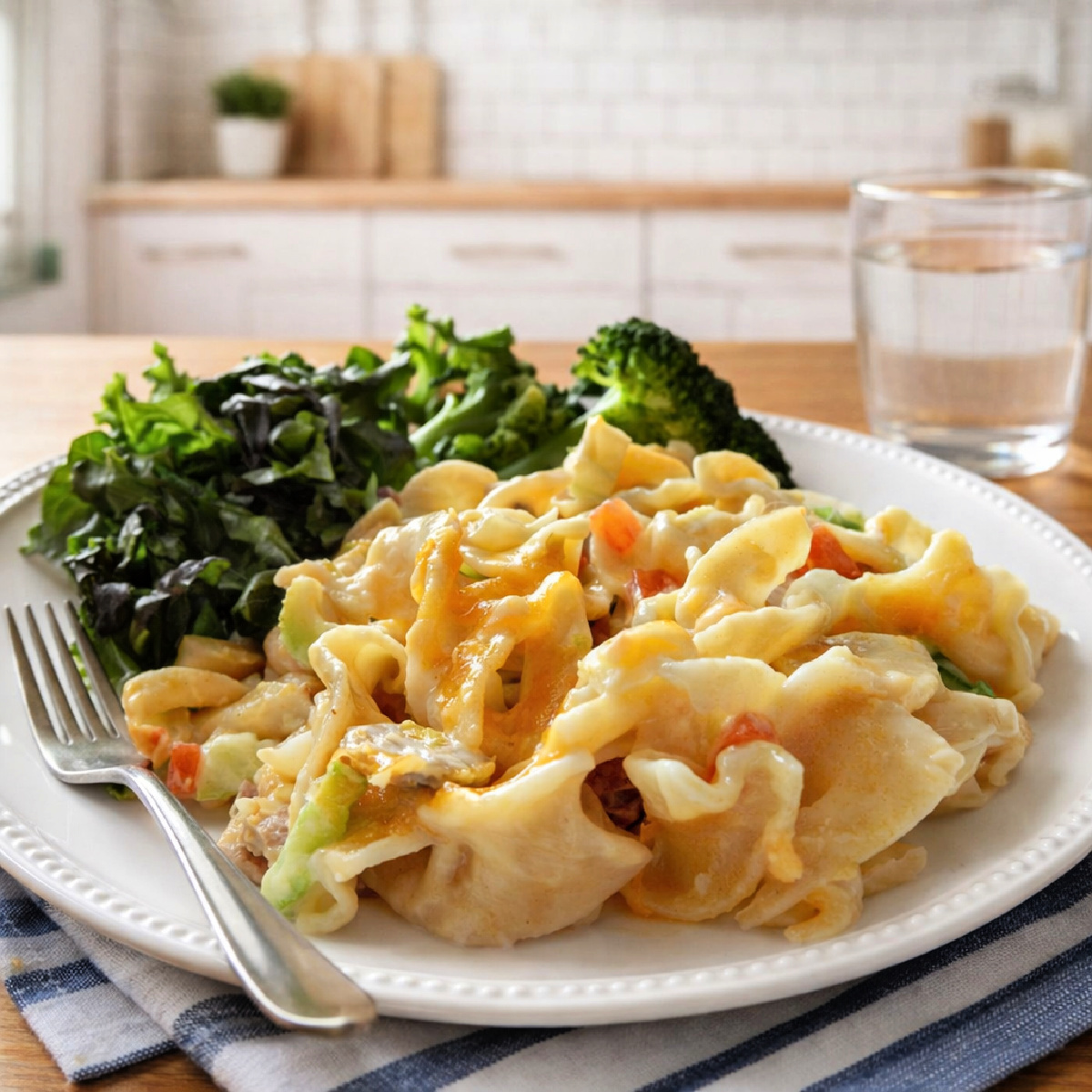 Cheesy Tuna Noodle Casserole