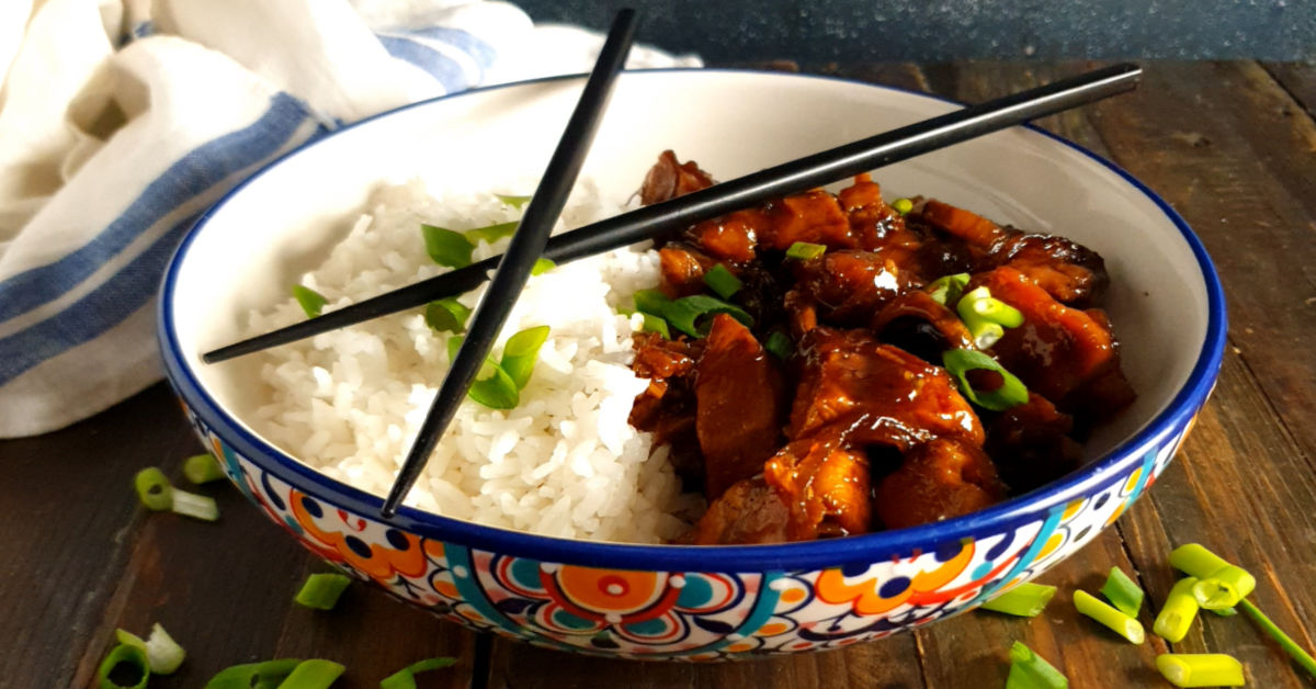 Copycat Bourbon Chicken - Frugal Hausfrau
