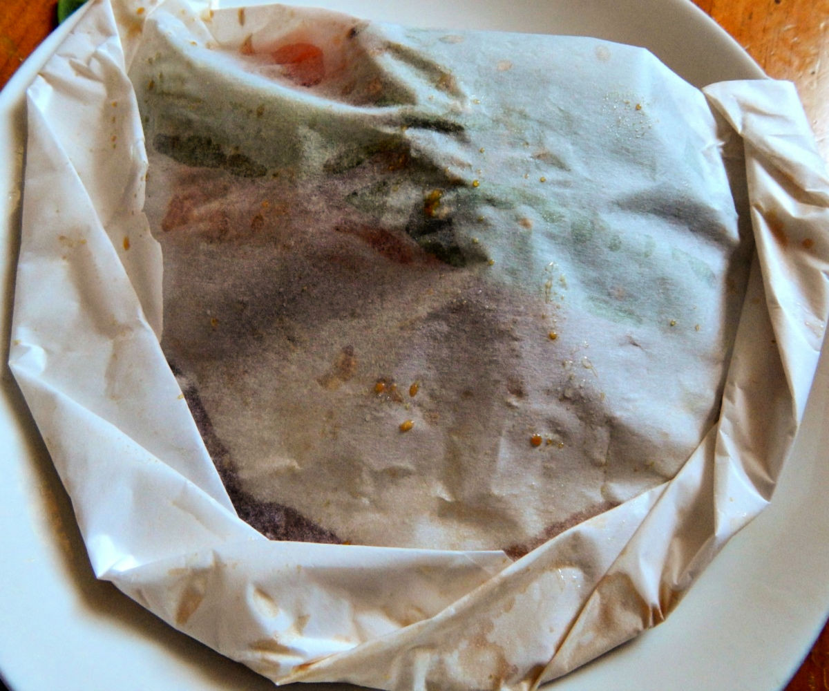 Asian Salmon Packets - Frugal Hausfrau