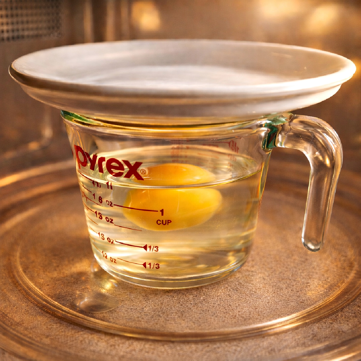 Poached Eggs in the Microwave