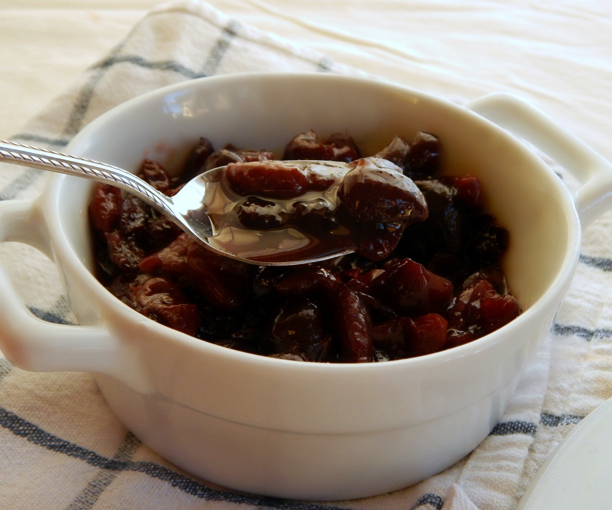 Sour Cherry Compote Frugal Hausfrau