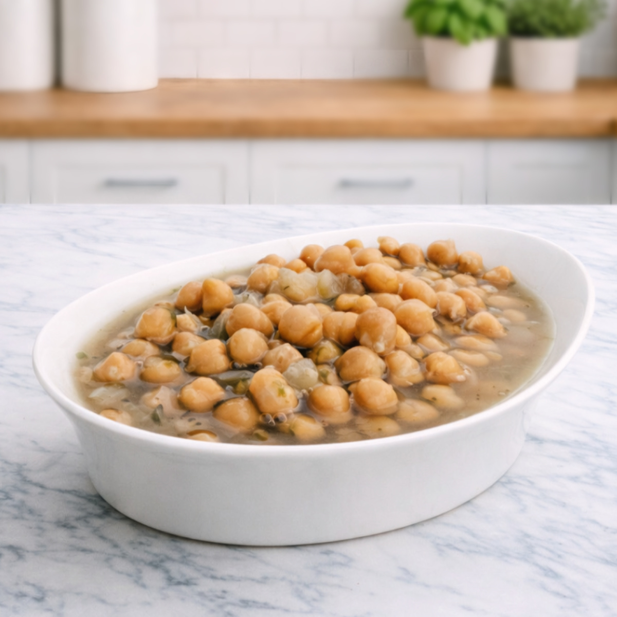 Slow Braised Chickpeas