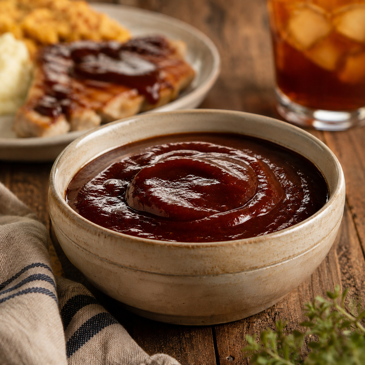 Sweet Bourbon Maple Barbecue Sauce