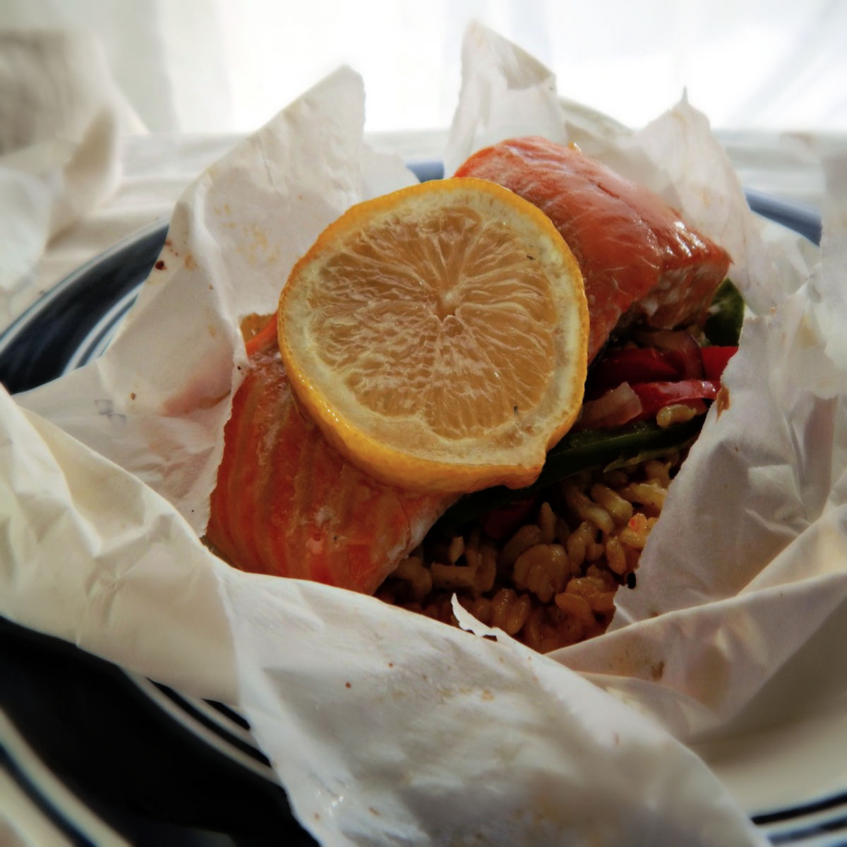 Salmon en Papillote
