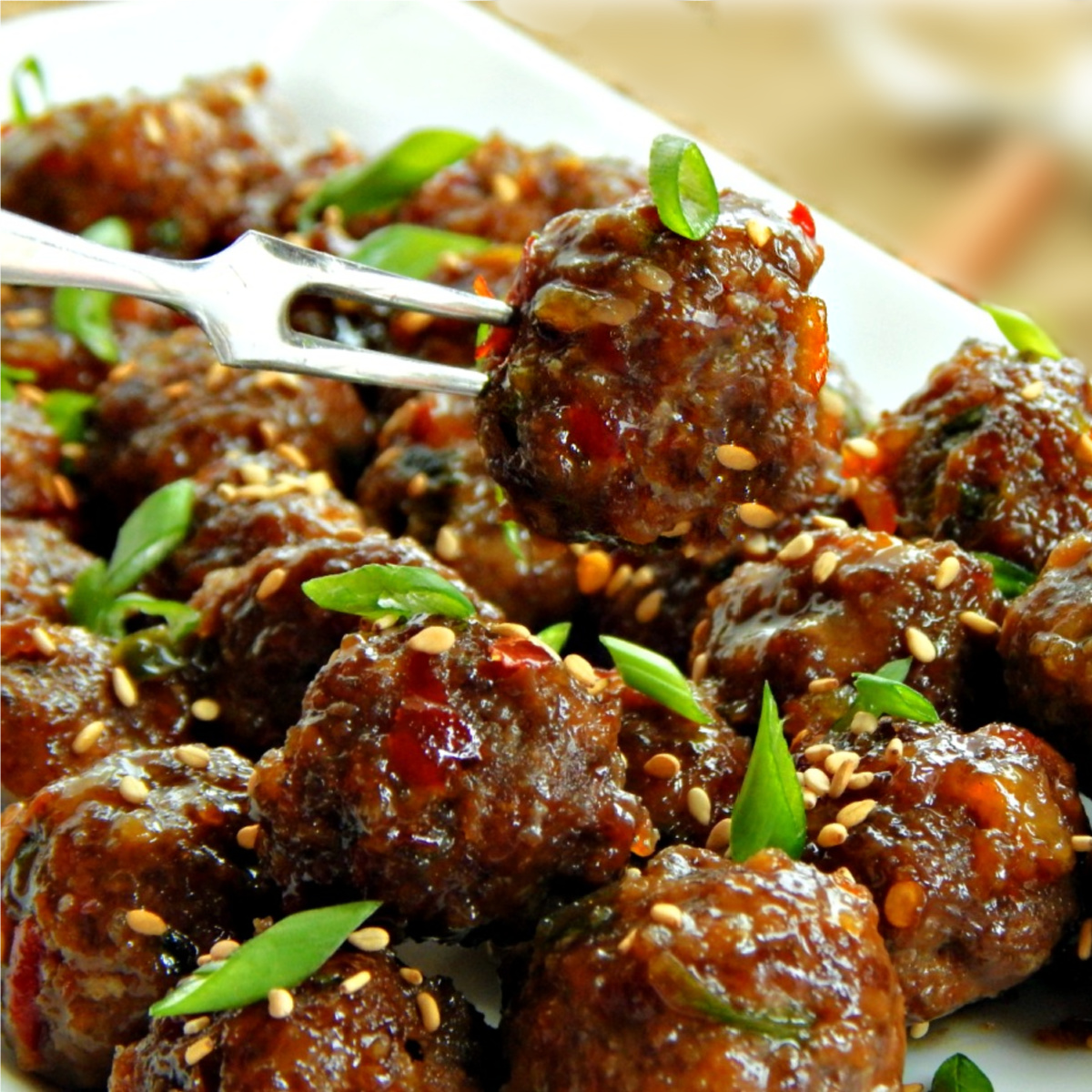 Spicy Korean Meatballs