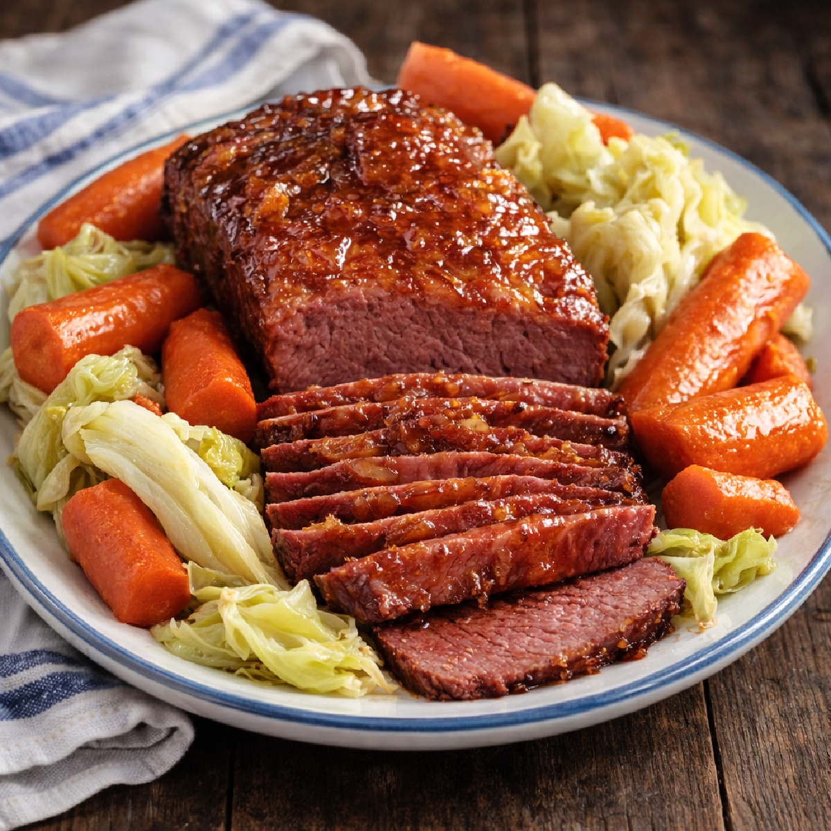 Whiskey & Marmalade Glazed Corned Beef
