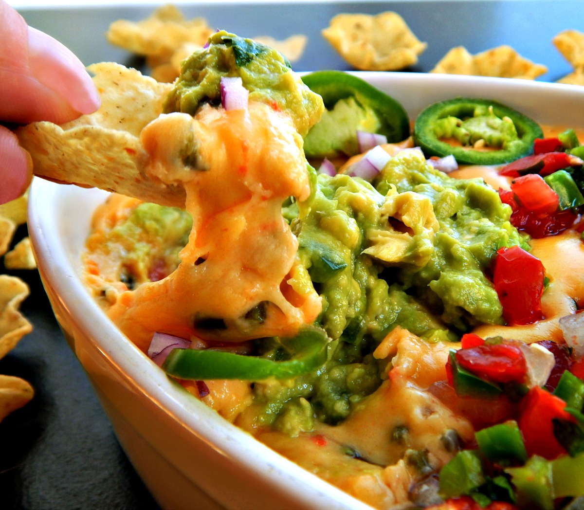 Bob Armstrong Chile con Queso with Best Guacamole