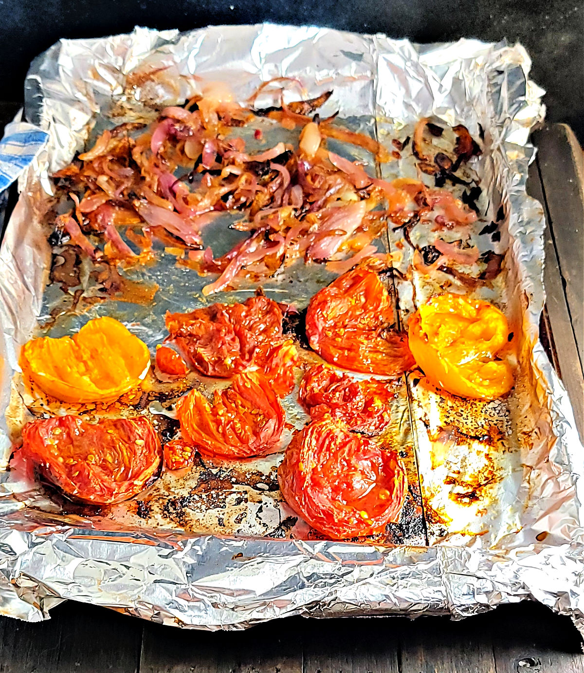 Easy Rustic Tomato & Caramelized Onion Galette Frugal Hausfrau