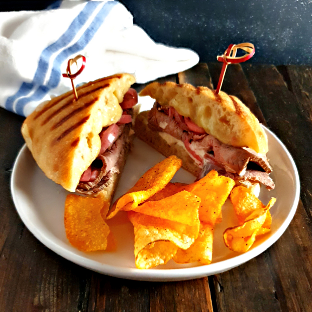 Panera Steak and White Cheddar Panini