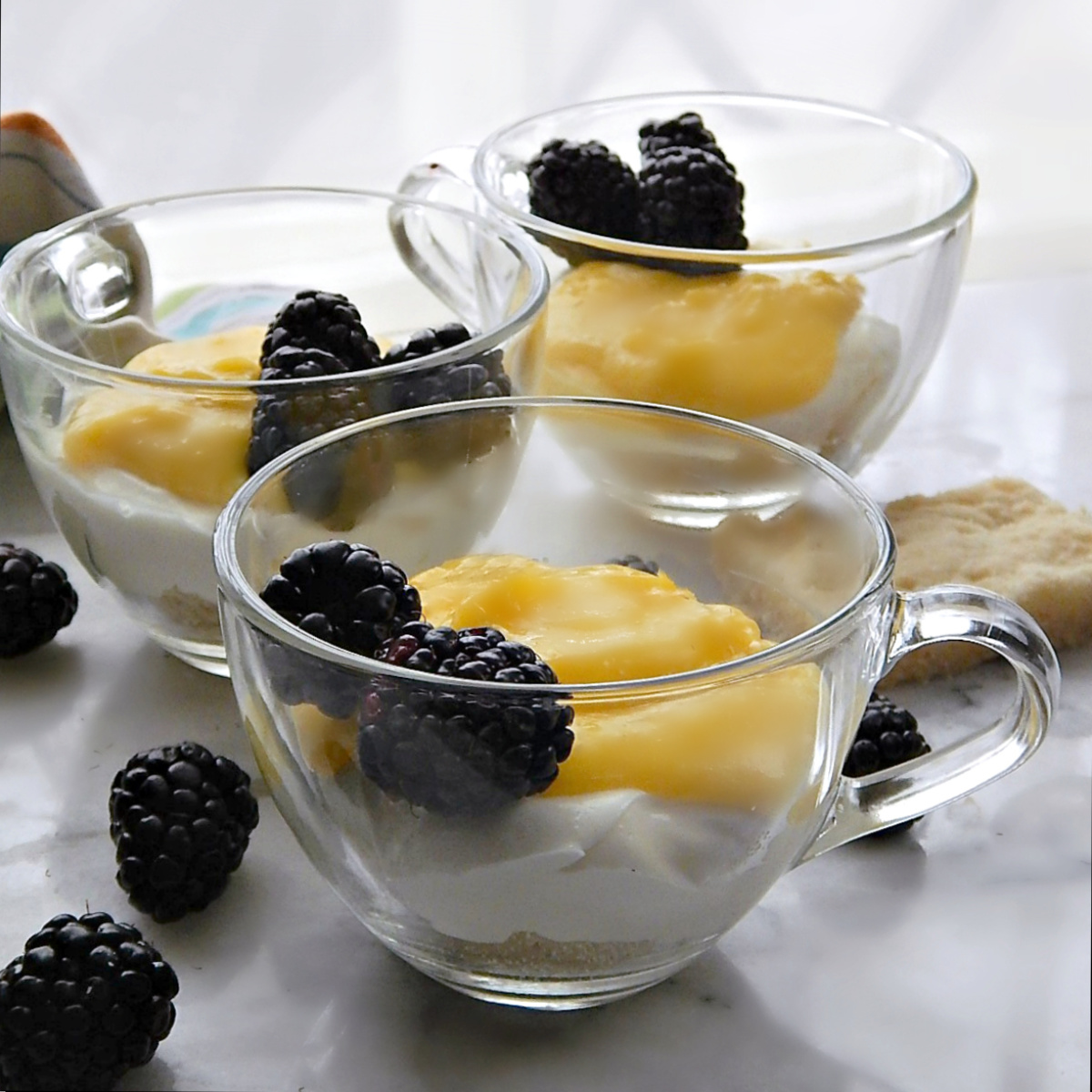 No Bake Lemon Cheesecake Parfaits