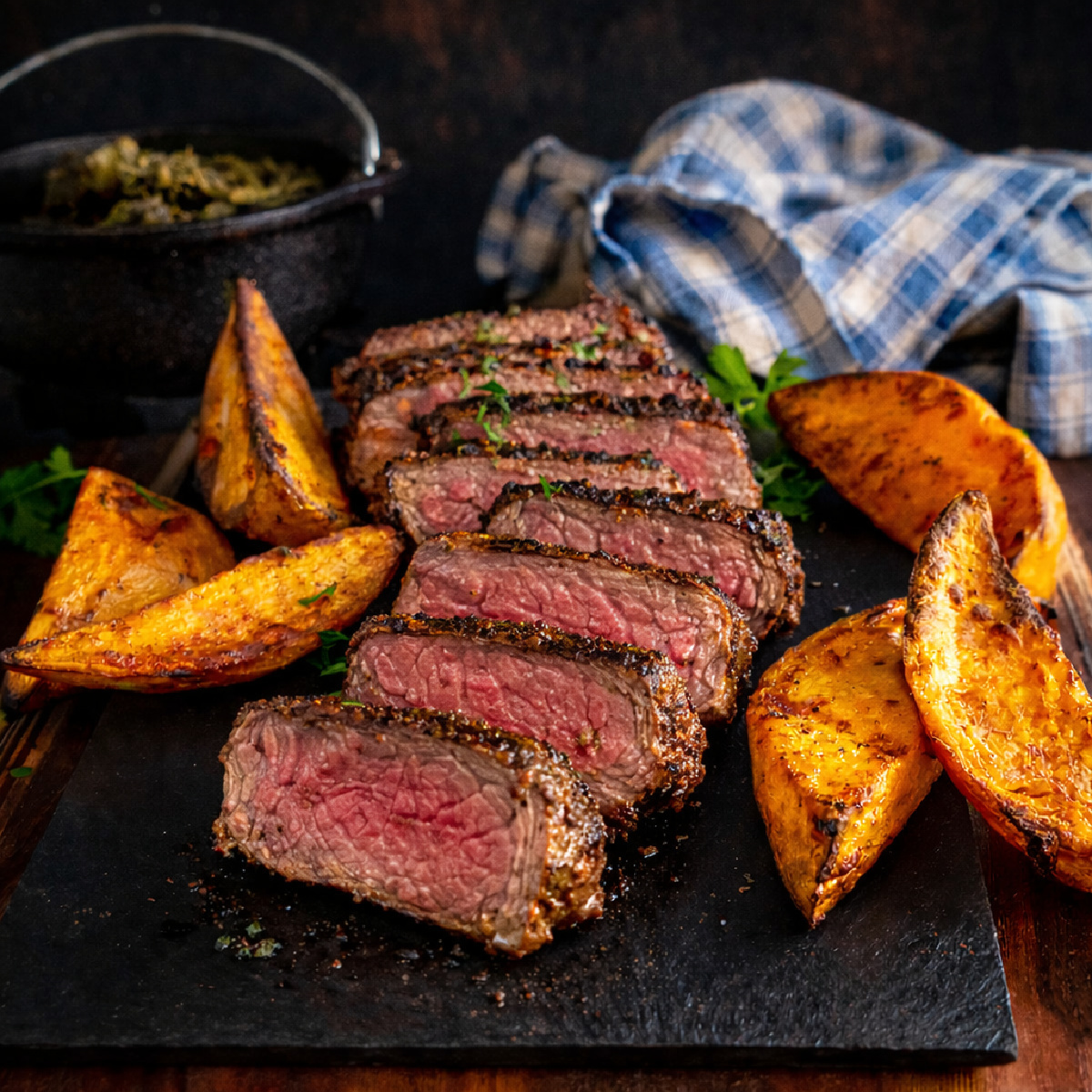 New York Strip Steak with Southwestern Rub