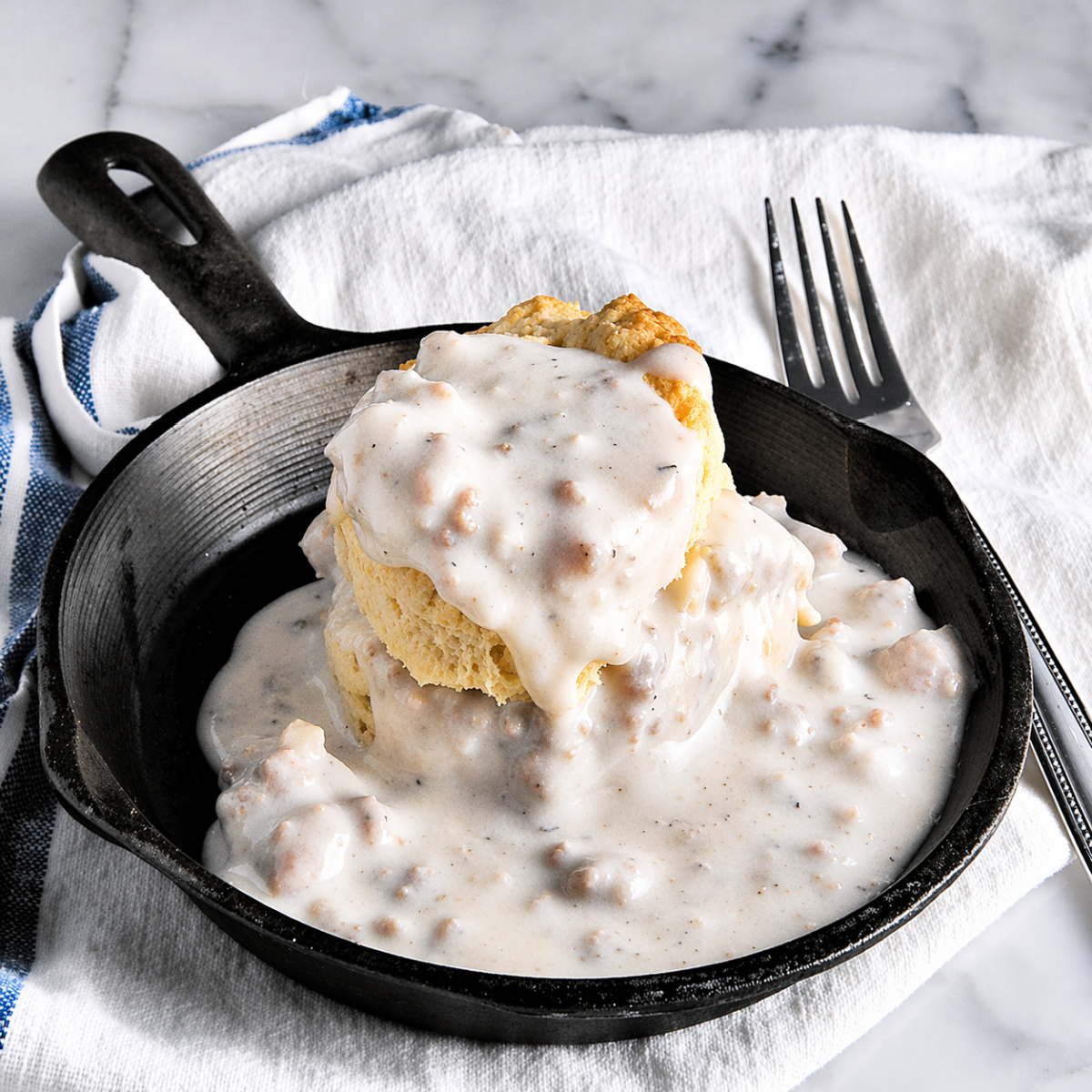 Classic Biscuits & Sausage Gravy