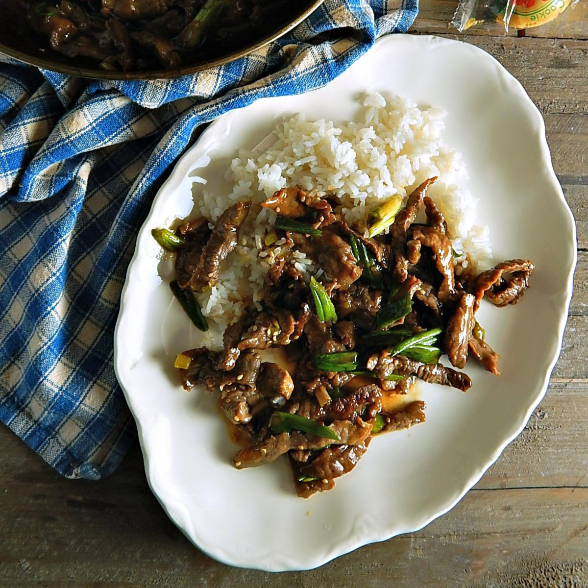 Lighter Mongolian Beef