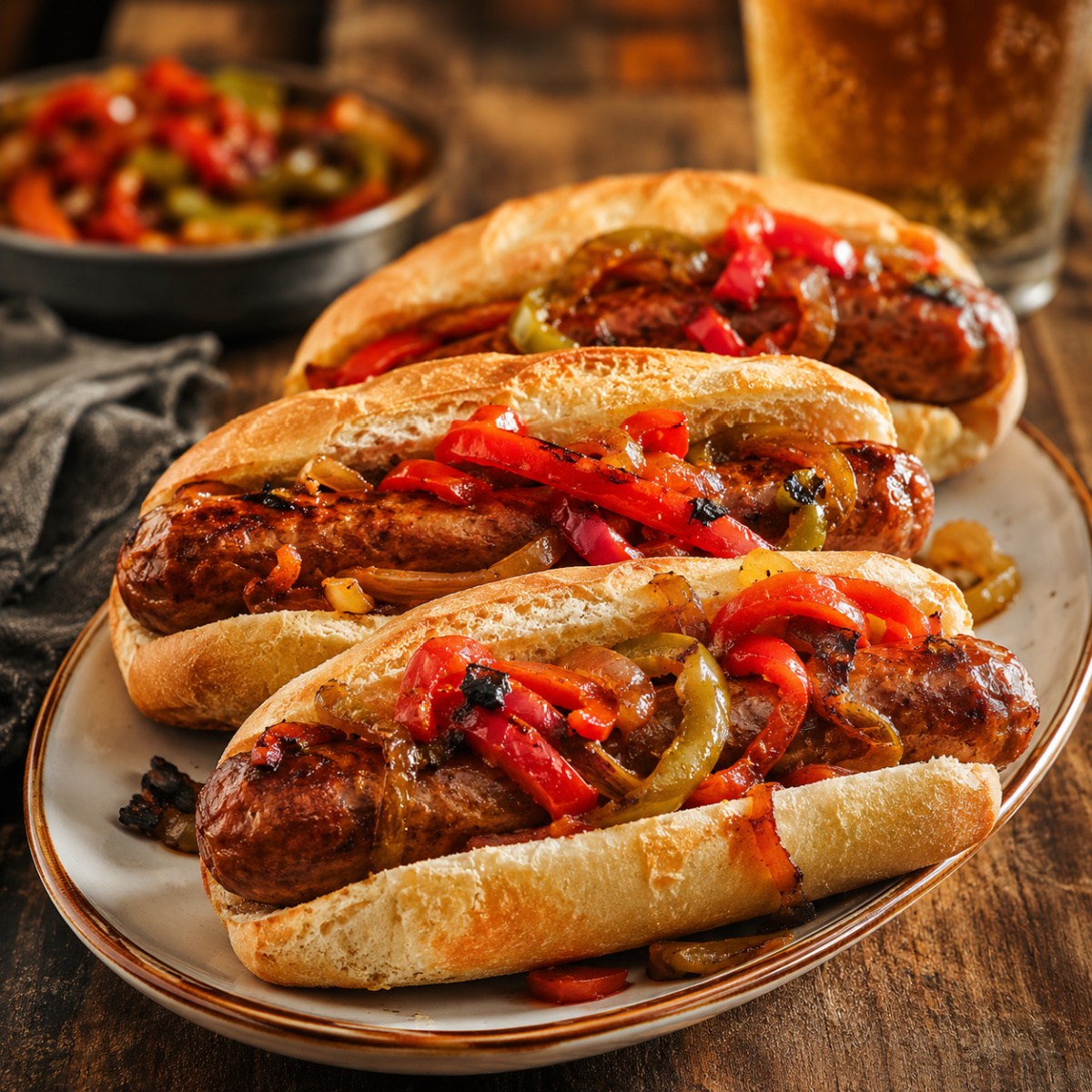 Boston Sausage Pepper Grinders