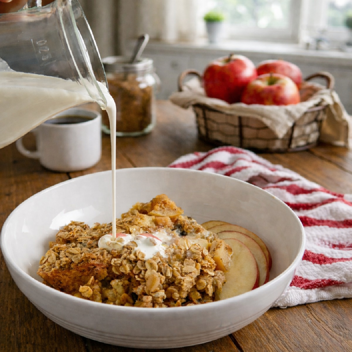 Make Ahead Apple Baked Oatmeal
