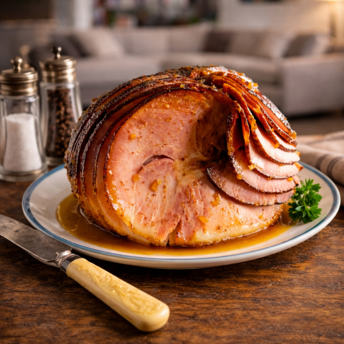 Honey Mustard Glazed Ham
