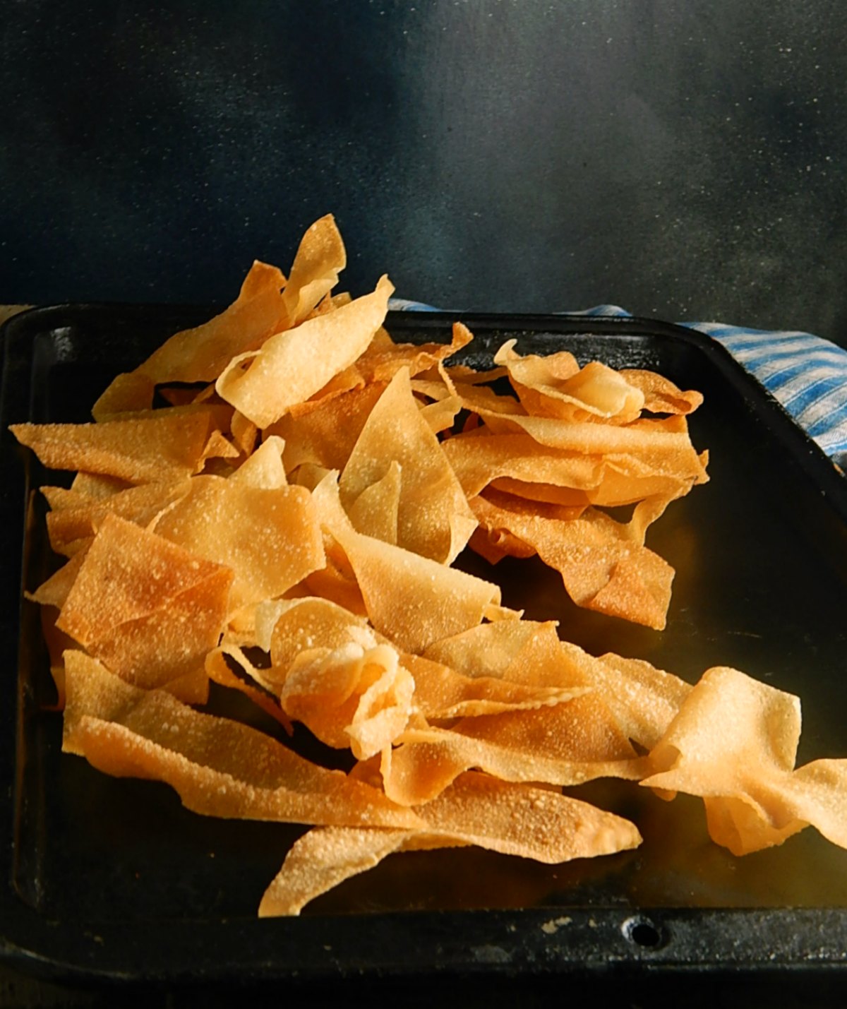 Wonton Chips Baked or Fried