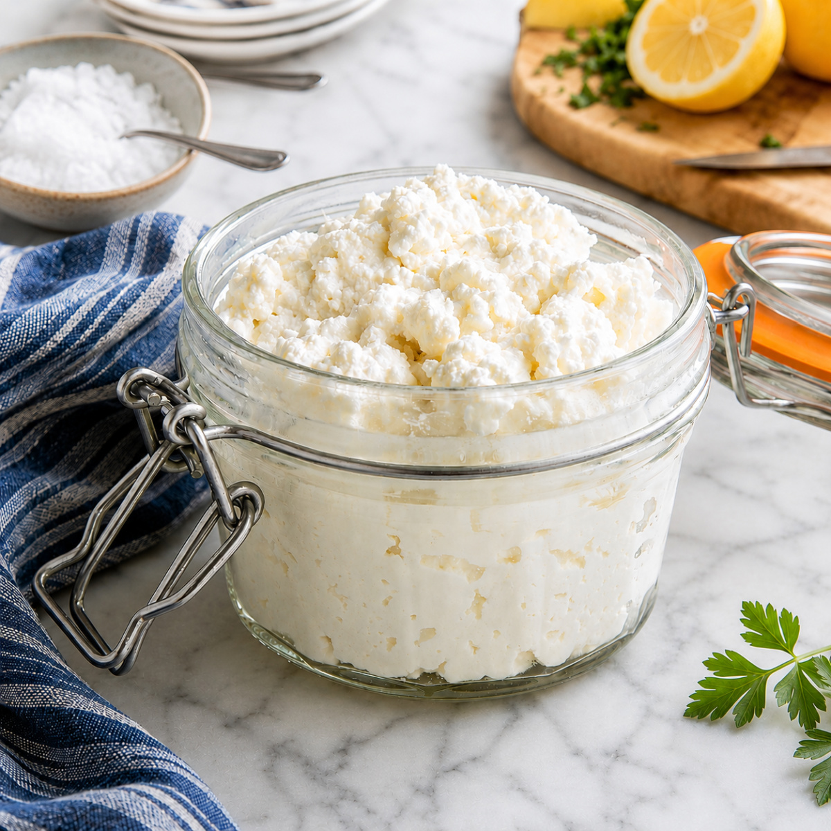 Homemade Whole Milk Ricotta