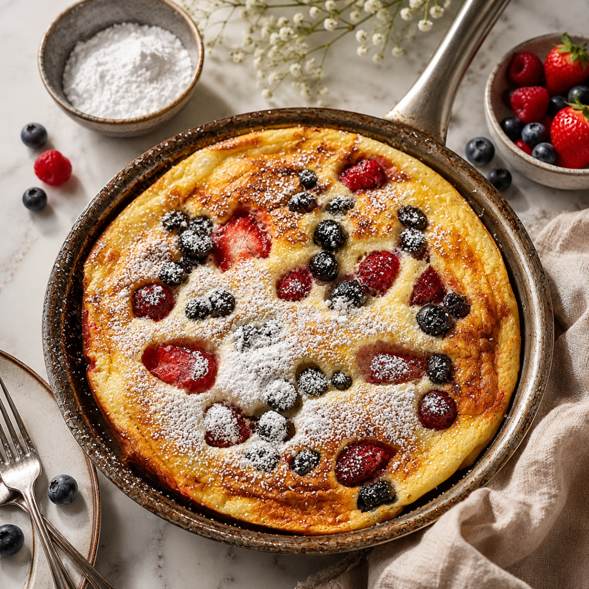 Berry Souffle Pancake