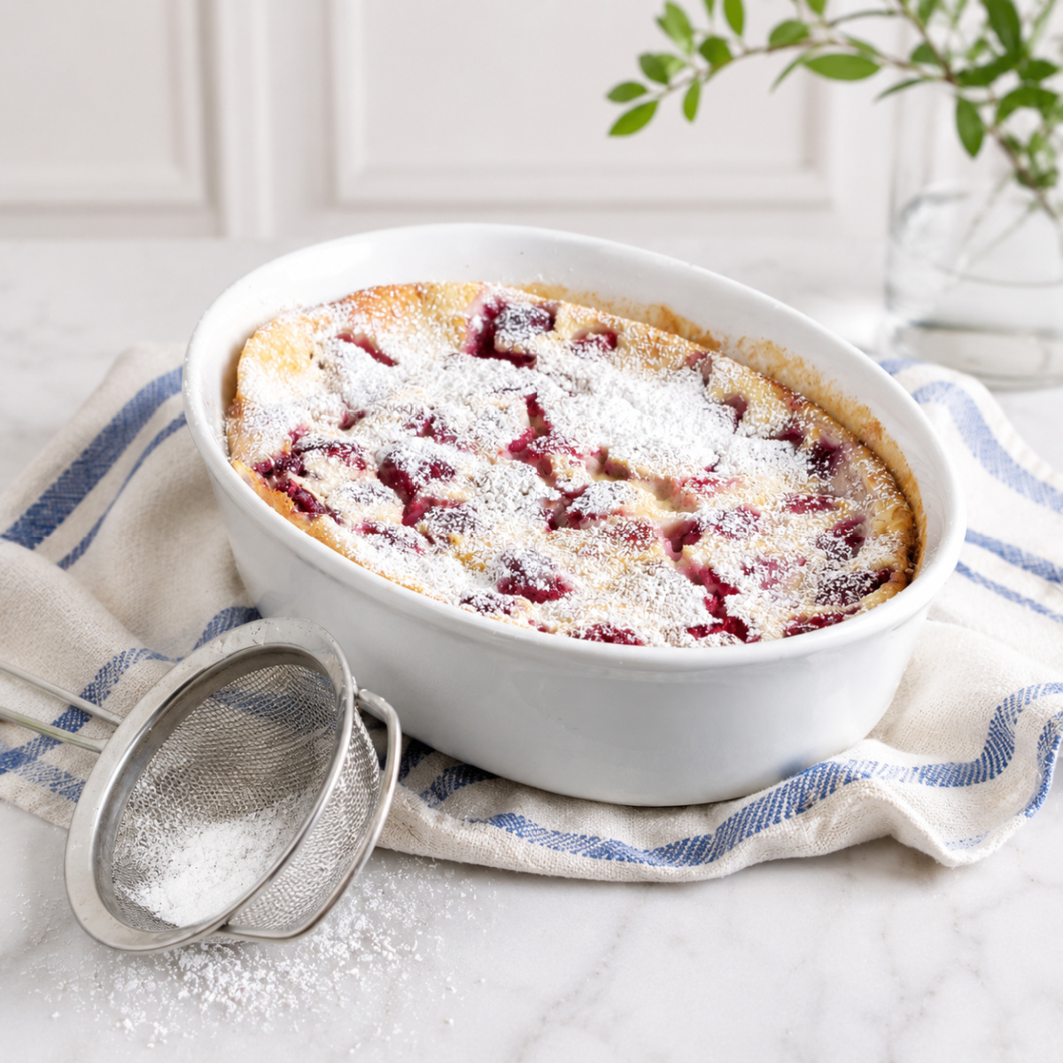 Julia Childs Berry Clafoutis