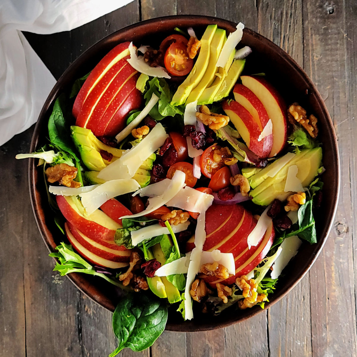 Epic Apple Salad with Apple Honey Vinaigrette