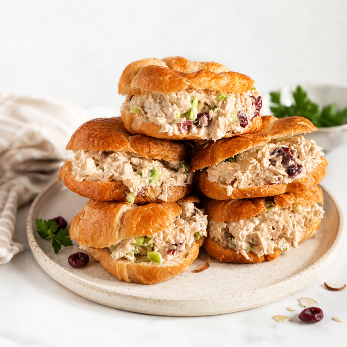 Cranberry Almond Chicken Salad