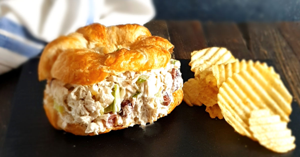 Cranberry Almond Chicken Salad - Frugal Hausfrau