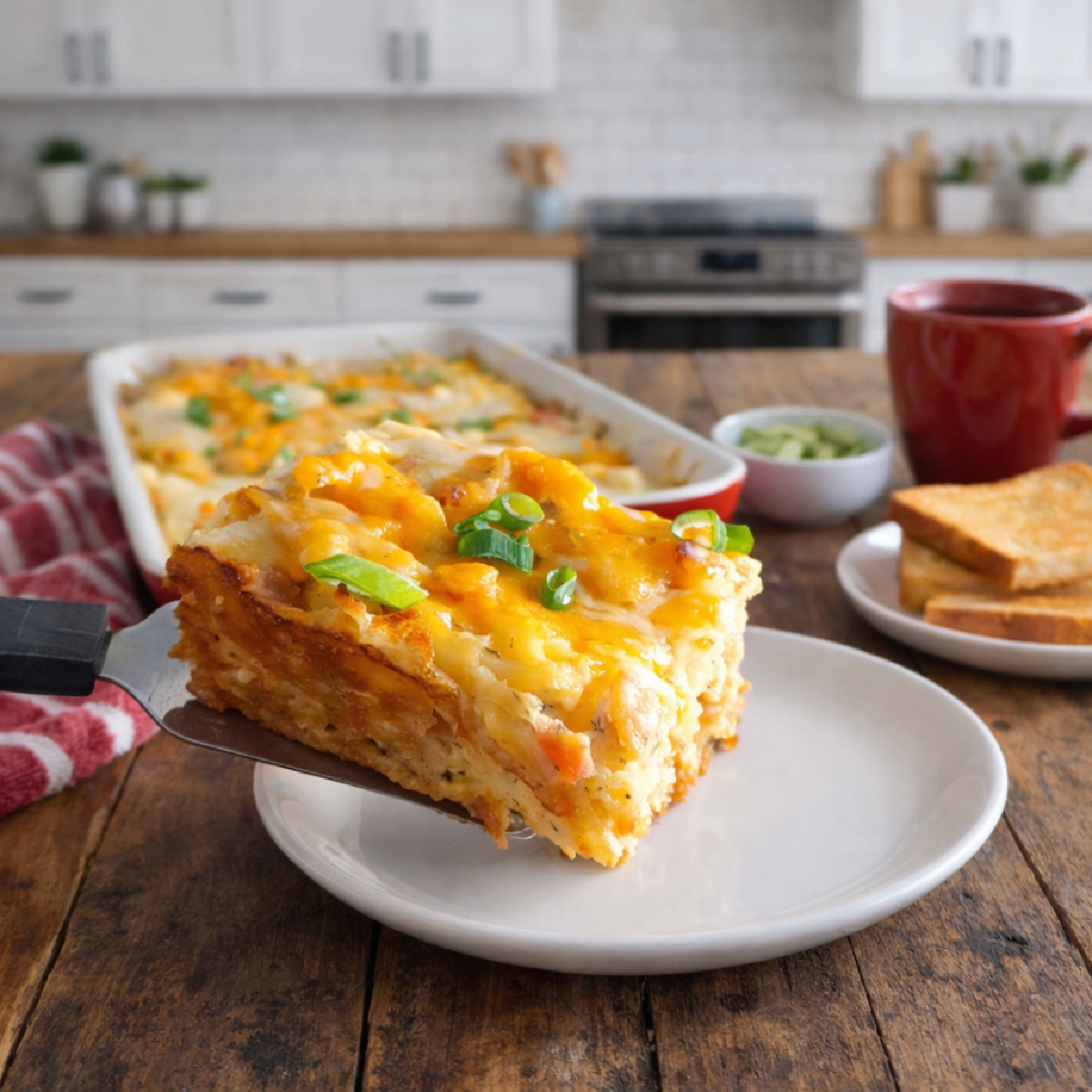 Easy Cheesy Breakfast Casserole