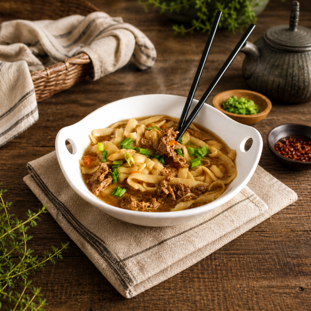 Asian Beef Noodle Soup