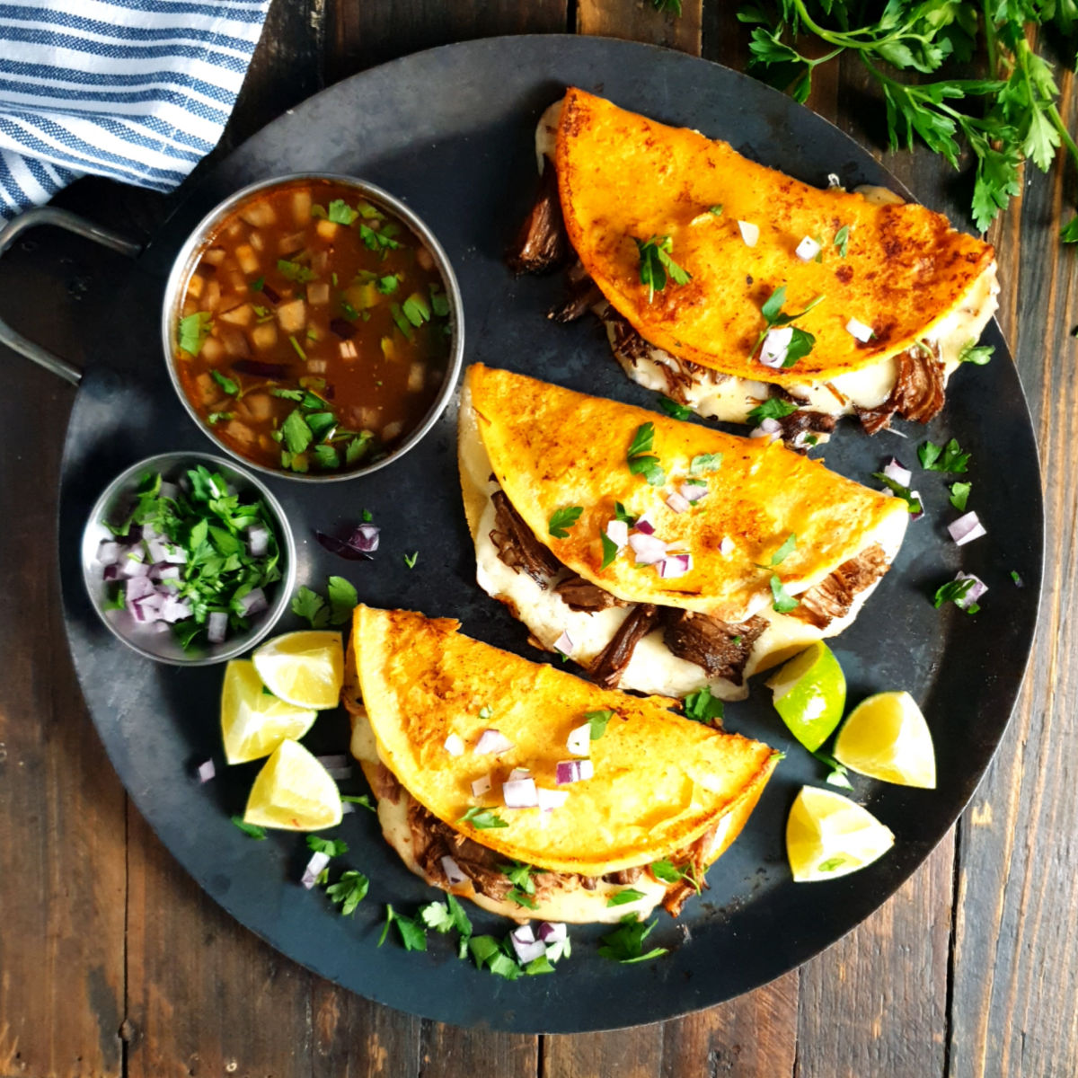 Instant Pot Birria Quesabirria Tacos