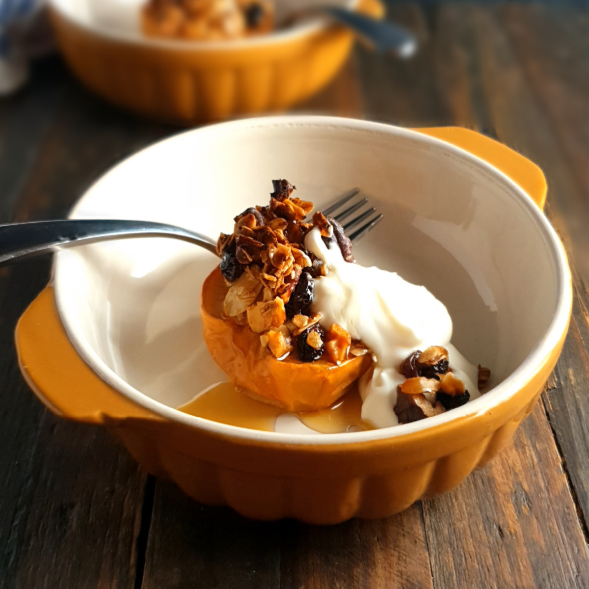 Baked Apples with Granola