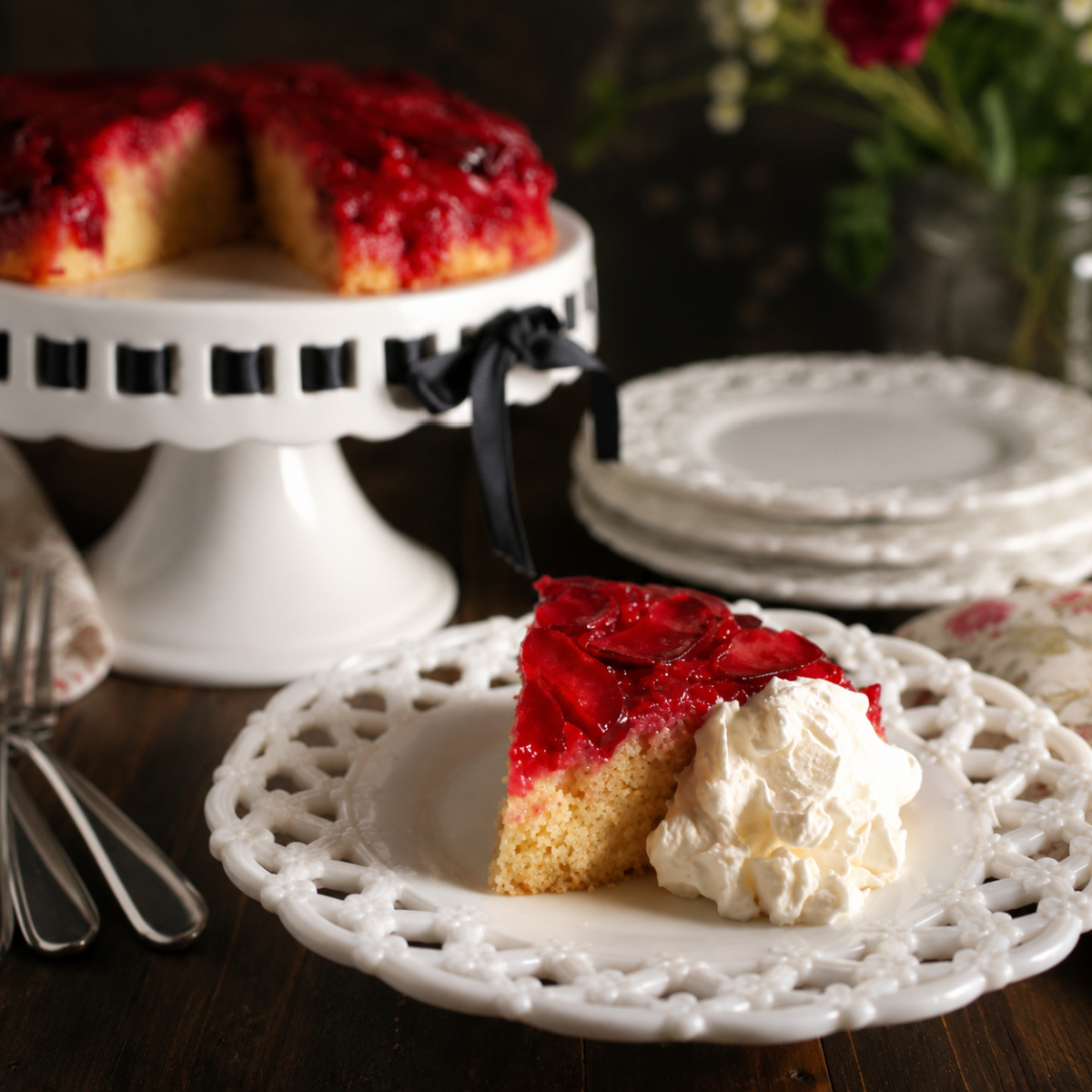 Plum Upside Down Cake