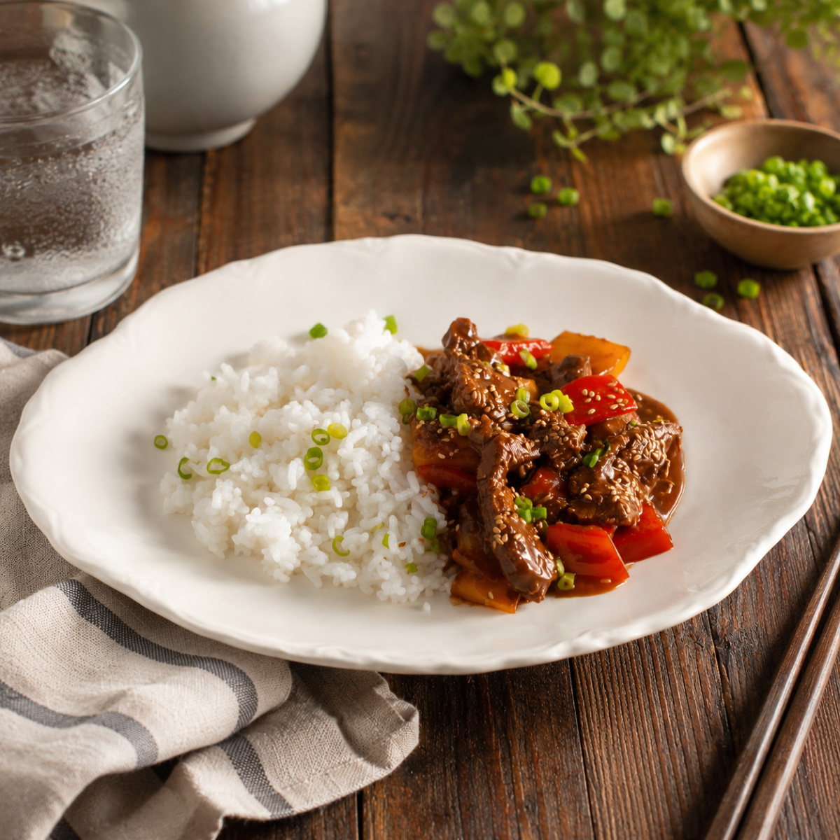 Sesame Beef Stir Fry