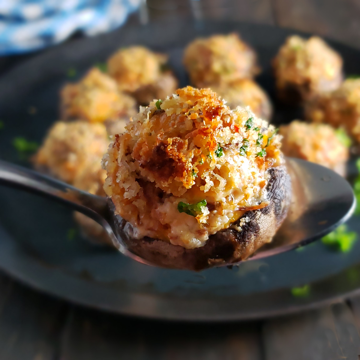Cajun Stuffed Mushrooms