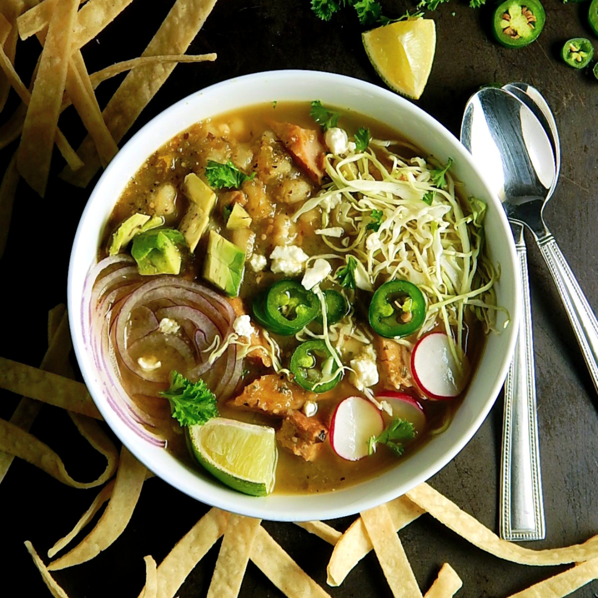 Green Posole with Chicken