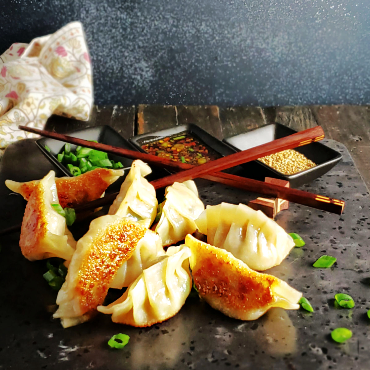 Pork and Scallion Potstickers