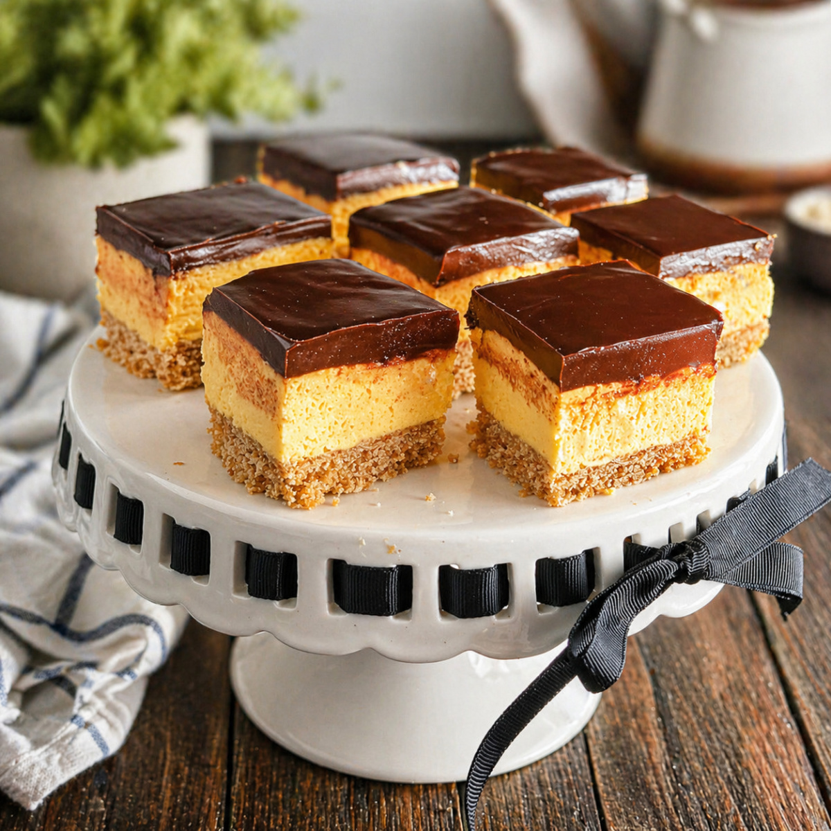 Boston Cream Pie Bars