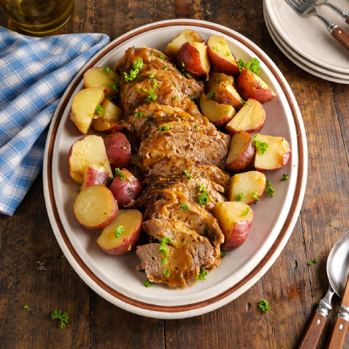 Instant Pot Balsamic Pork Tenderloin