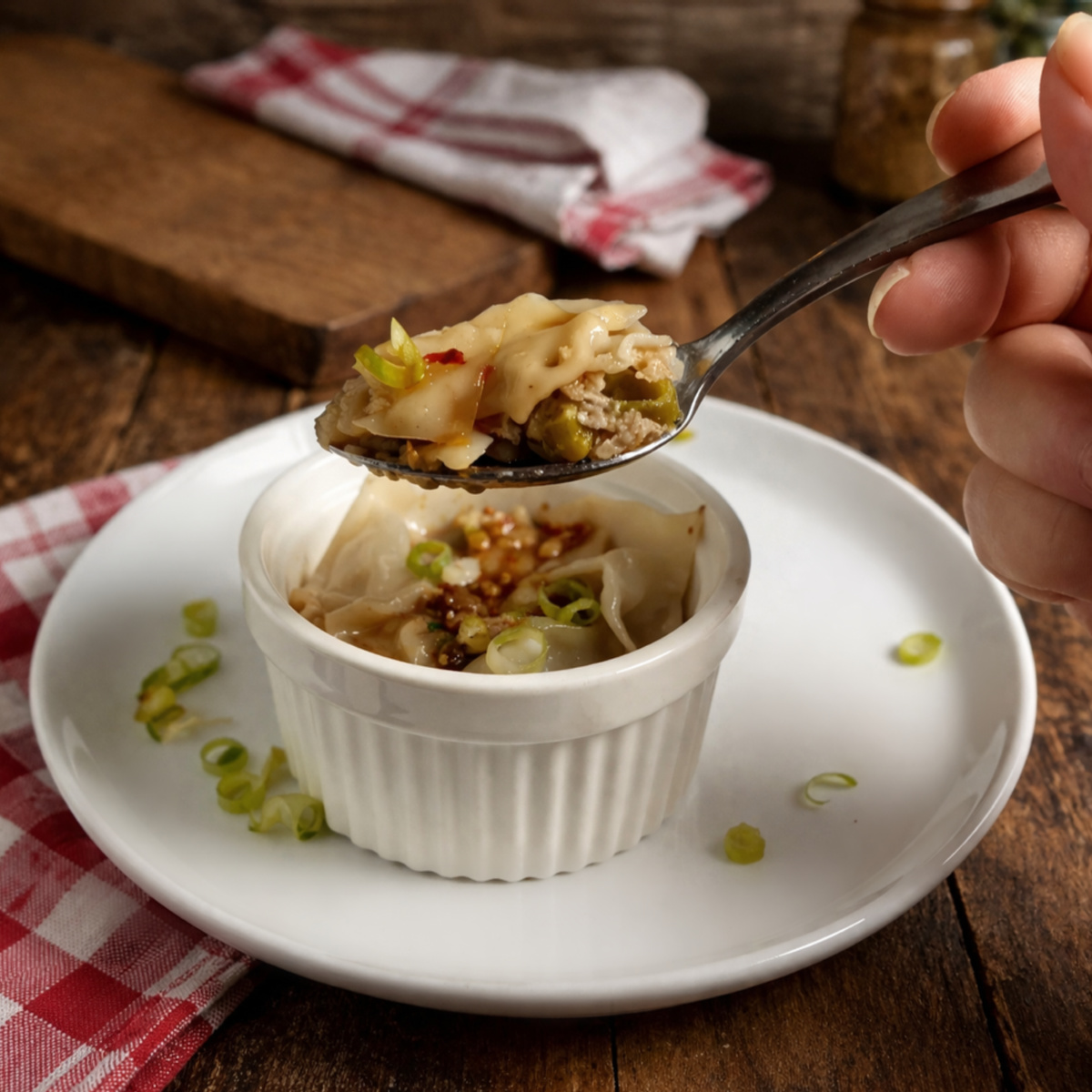 Viral Dumpling Lasagna