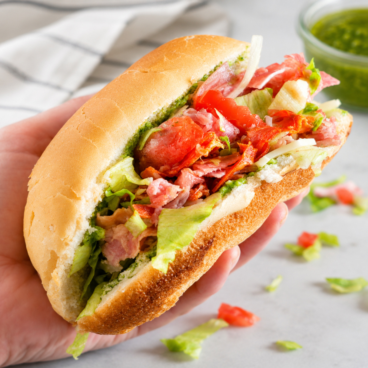 Italian Chopped Sandwiches